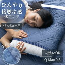 【8/11まで★限定クーポン最大20%OFF!】 枕パッド 冷感 リバーシブル 冷感枕パッド 枕カバー 抗菌防臭 大きいサイズ 47×58cm 洗える 丸洗いO...