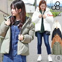 【30%OFFセール】【長く愛されるジョンブルダウン】ジョンブル レディース Johnbull ダウンジャケット ( ah124 ) アウター コート マット 中綿入り ラグラン ブルゾン 撥水 防風 軽量 ビックシルエット 防寒着 暖かい 保温 John bull おしゃれ アーベン