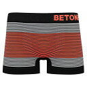 【 NEON4 】ビトーンズ BETONES ネオン ブラック×オレンジ ボーダー ボクサーパンツ アンダーウェア 下着 インナー メンズ レディース ユニセッ...