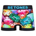 【 BRILLIANT 】ボクサーパンツ ビトーンズ BETONES 素晴らしい 輝く 宝石 ボクサーパンツ アンダーウェア 下着 ナイトウェア インナー メンズ レディース ユニセックス フリーサイズ ペアパンツ お揃い 速乾 伸縮 プリント シームレス かわいい おしゃれ アーベン