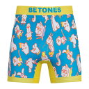 【 大きめサイズ 約34~43インチ 】ボクサーパンツ B+BETONES ビープラス ビトーンズ B+ZODIAC ゾディアック 十二支 干支 ボクサー アンダーウェア 下着 ナイトウェア インナー メンズ フリーサイズ お揃い 速乾 伸縮 プリント シームレス かわいい おしゃれ アーベン