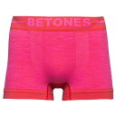 【CRASH】ビトーンズ BETONES クラッシュ ピンク 無地 ボクサーパンツ アンダーウェア 下着 インナー メンズ レディース ユニセックス フリーサイ...