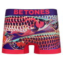 【 FISH JEWEL3 】ボクサーパンツ ビトーンズ BETONES フィッシュジュエル3 魚 アロアナ ボクサー アンダーウェア 下着 ナイトウェア インナー メンズ レディース ユニセックス フリーサイズ ペアパンツ お揃い 速乾 伸縮 プリント シームレス かわいい おしゃれ アーベン