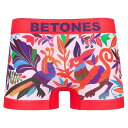 【 FELIZ 】ボクサーパンツ ビトーンズ BETONES ハッピー フェリス 幸せ ボクサーパンツ アンダーウェア 下着 ナイトウェア インナー メンズ レディース ユニセックス フリーサイズ ペアパンツ お揃い 速乾 伸縮 プリント シームレス かわいい おしゃれ アーベン