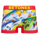 【 OVERLAP 】ボクサーパンツ ビトーンズ BETONES オーバラップ Kazuki Umigishi ボクサーパンツ アンダーウェア 下着 ナイトウェア インナー メンズ レディース ユニセックス フリーサイズ ペアパンツ お揃い 速乾 伸縮 プリント シームレス かわいい おしゃれ アーベン