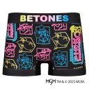 【 Pink Panther 】ボクサーパンツ ビトーンズ BETONES ピンクパンサー コラボ ボクサーパンツ アンダーウェア 下着 ナイトウェア インナー メンズ レディース ユニセックス フリーサイズ ペアパンツ お揃い 速乾 伸縮 プリント シームレス かわいい おしゃれ アーベン