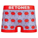 【 TOMATONAKAI 】ボクサーパンツ ビトーンズ BETONES トマトナカイ トマト ボクサー アンダーウェア 下着 ナイトウェア インナー メンズ レディース ユニセックス フリーサイズ ペアパンツ お揃い 速乾 伸縮 プリント シームレス かわいい おしゃれ アーベン