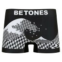 【 VIEW BLACK 】ボクサーパンツ ビトーンズ BETONES グレートウェーブ 富士山 富嶽三十六景 葛飾北斎 アンダーウェア 下着 ナイトウェア インナー ( VIW001 ) メンズ レディース ユニセックス ペアパンツ お揃い シームレス ギフト かわいい おしゃれ urbene アーベン