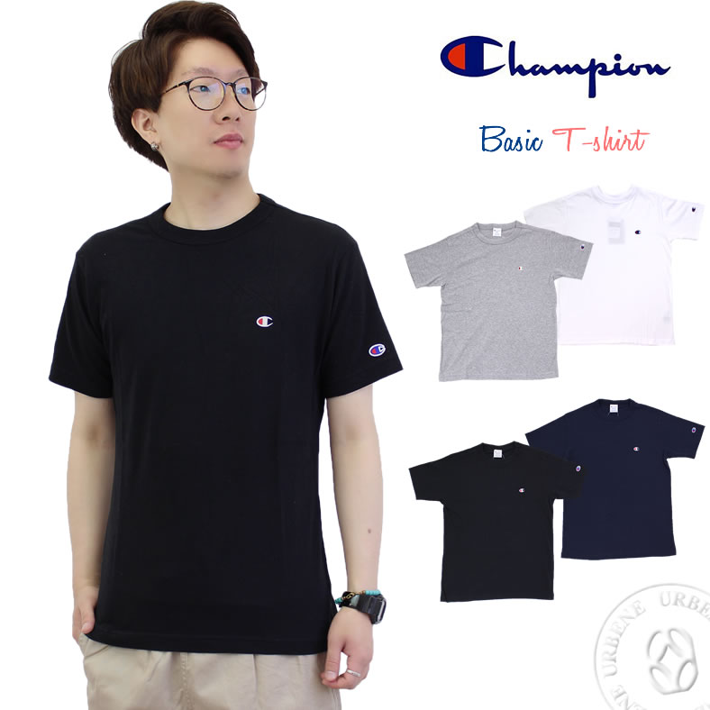 チャンピオン ペアTシャツ 【20％OFFセール】チャンピオン Champion クルーネック ワンポイント 半袖Tシャツ (c3-p300) ベーシック チャンピオン カットソー メンズ レディース 楽天 バインダーネック仕様 ガーメントウォッシュ加工 おしゃれ アーベン 普段使い 実用的 2024年