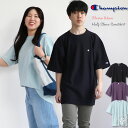 【20%OFFセール】半袖スウェットシャツ チャンピオン リバースウィーブ Champion クルーネックスウェット トレーナー Tシャツ ( C3-X009 ) プルオーバー かぶり REVERSE WEAVE スポーツウェア メンズ レディース コットン ハーフスリーブ おしゃれ アーベン