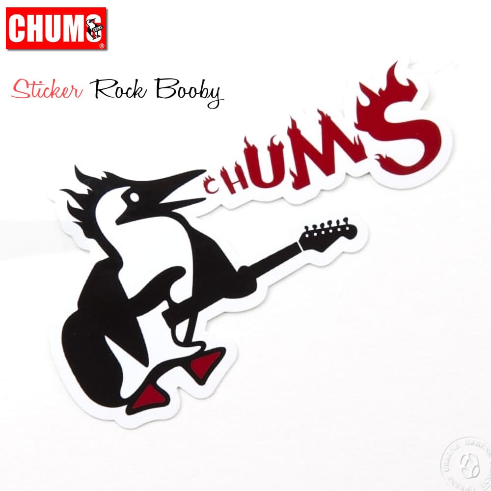 チャムス Chums ステッカー ロックブービー (ch62-0047) Sticker Rock Booby ワッペン シール パソコン ノート スマホ キャンプギア ステーショナリー 楽天 グッズ メンズ レディース プレゼント ラッピング キャラクター おしゃれ アーベン