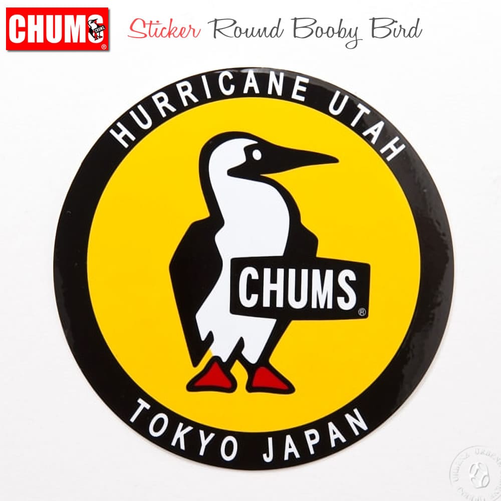 【クーポン2点で5%OFF】チャムス Chums ステッカー ラウンドブービーバード (ch62-0156) Sticker Round Booby Bird ワッペン シール パソコン ノート スマホ ステーショナリー 楽天 グッズ メンズ レディース プレゼント ラッピング キャラクター おしゃれ アーベン