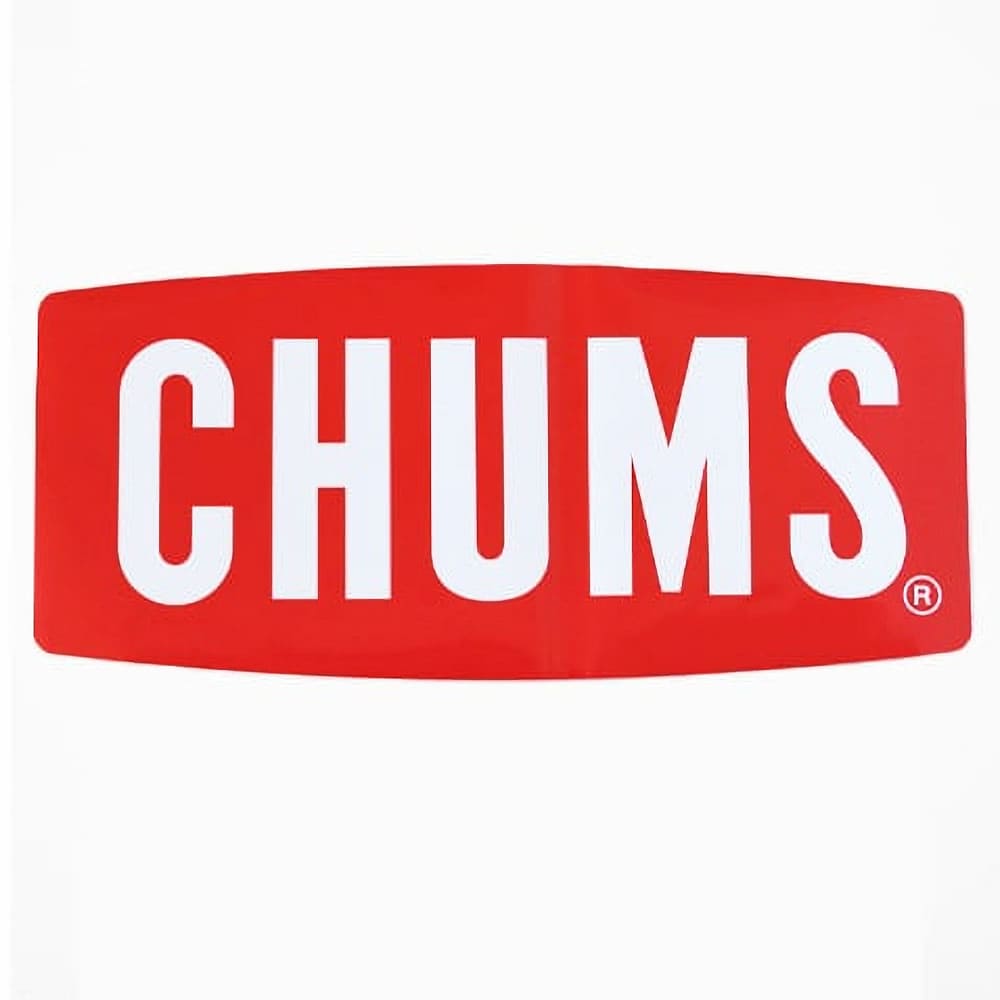 ジーンズ&カジュアル -アーベン-の【Lサイズ・横25cmタイプ】チャムス Chums ステッカーチャムスロゴラージ (ch62-1058) Sticker CHUMS Logo Large ワッペン シール パソコン ノート キャンプギア ステーショナリー グッズ メンズ レディース プレゼント ラッピング キャラクター おしゃれ アーベン_chu_zso｜アングル2