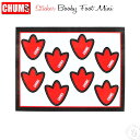 【GW限定クーポン7%OFF】チャムス Chums ステッカーブービーフットミニ (ch62-1475) Sticker Booby Foot Mini ワッペ...