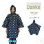 【50%OFFセール】DANKE ダンケ レインポンチョ レモン柄 レインケープ rain cape lemon (dwz-6-27) レ..