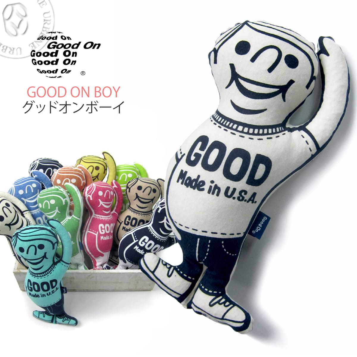 【合格祈願やお守りに！GOODを呼ぶマスコット】グッドオン グッドオンボーイ GOOD ON BOY! マスコット ぬいぐるみ ク…