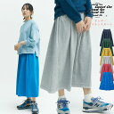【 WOMEN'S 】スカート GOOD ON グッドオン ギャザーT-マキシスカート ( GOSK2201 ) セットインポケット付き Tシャツ生地 ウエスト...