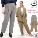 【30%OFFセール】ジョンブル レディース Johnbull レディース ガンクラブチェックタックパンツ(zp305) トラウザーパンツ ハウンドトゥースチェ...