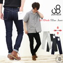 【クーポンで激短10%OFF】ジョンブル メンズ Johnbull ダブルストレッチスリムジーンズ ワンウォッシュ デニムパンツ (21516) W Stret...