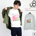 【50%OFFセール】ジョンブル メンズ Johnbull クルーネックプルオーバースウェット CRUISIN クルージン ( 25748 ) 長袖スウェットシャツ トレーナー英字プリント カットソー トップス John bull おしゃれ アーベン リラックスウェア 部屋着 普段使い 実用的