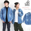 メンズシャツ ジョンブル Johnbull 8オンス ハードワーカー デニムシャツ ( jm231s04 ) 長袖シャツ カジュアルシャツ ワークシャツ ダメー...