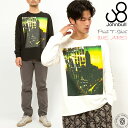 【55%OFFセール】Tシャツ ジョンブル メンズ Johnbull 長袖 ロングスリーブプリントTシャツ WE ARE ウィアー クルーネック フォトプリント...