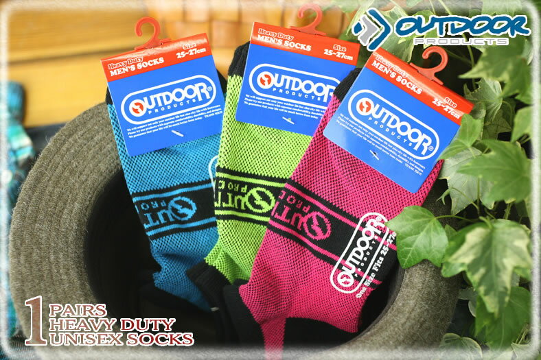 OUTDOOR PRODUCTS アウトドアプロダクツ ハーフパイルメッシュインステップロゴカジュアルアンクルソックス(PAAF104Z) urbene アーベン MENS LADIES 楽天 メンズ レディース アーベン 普段使い 実用的 2024年