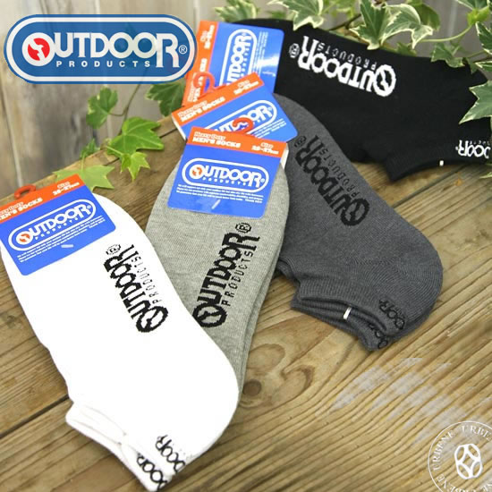 outdoor 靴下 OUTDOOR PRODUCTS アウトドア プロダクツ モノトーン アンクル スニーカーソックス くるぶし靴下 (PASX…