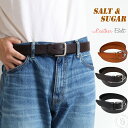 【GW限定クーポン7%OFF】ソルト&シュガー salt&sugar PIN ピン式バックル レザー ベルト ( pi-1527 ) リアルレザーベルト メンズ...