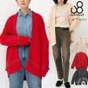 ジョンブル レディース ジャガードステッチニットトッパー カーディガン Johnbull ( JL243N01 ) ジャガード編み 羽織り アウター コート ビックシルエット カジュアル アメカジ 送料無料 John bull おしゃれ アーベン 普段使い 2025年 楽天