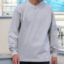 長袖Tシャツ アップスケープ オーディエンス Upscape Audience コンチョボタンヘンリーTシャツ 長袖カットソー ボルッテクススピナー VORTEX 8オンス MVS天竺 ( AUD6575 ) ワンボタン 日本製 レギュラーフィット メイドインジャパン 無地 メンズ インナー アーベン 2025年