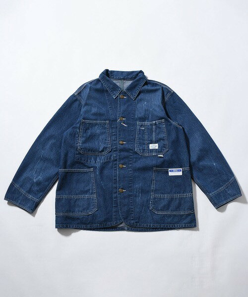 Rakuten - 【UNION HERCULES MADE】ヴィンテージ ワーク デニム チョアジャケット ( HE251L01 HE261L11 ) メンズ レディース 10オンス デニムジャケット ボックスシルエット ワークジャケット アメカジ 50年代 ユニオン ヘラクレス メイド ジョンブル Johnbull アーベン