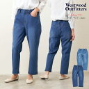 ウエストウッドアウトフィッターズ マムフィットジーンズ 360° ストレッチジーンズ デニムパンツ Westwood Outfitters ( 8113028 ) ウエストゴム リラックスパンツ レディース ボトムス クロップドパンツ ニットデニム 楽天 おしゃれ アーベン 2024年