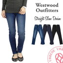 Westwood Outfitters ウエストウッドアウトフィッターズ ストレートスリムデニム(8117025) 春夏 スキニーパンツ フリーフィットストレッチ SS-L 全3色 メンズ レディース おしゃれ アーベン 普段使い 実用的 2024年