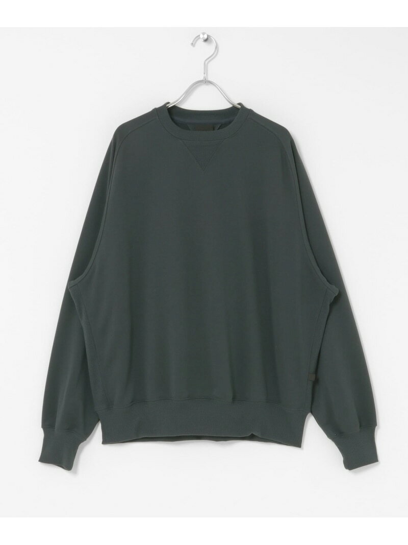 Rakuten - DAIWA PIER39 TECH SWEAT CREW FREEDOM SLEEVE URBAN RESEARCH BUYERS SELECT ユーアールビーエス トップス スウェット・トレーナー ブラック グレー【送料無料】[Rakuten Fashion]
