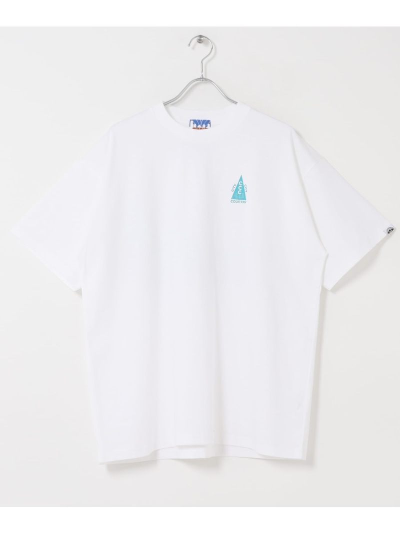 Rakuten - CITY COUNTRY CITY COTTON T_CITY URBAN RESEARCH BUYERS SELECT ユーアールビーエス トップス カットソー・Tシャツ ブラック ホワイト【送料無料】[Rakuten Fashion]