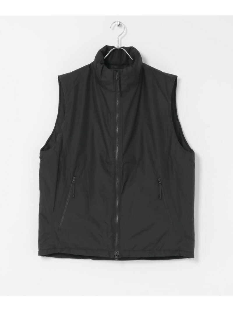 GOLDWIN WINDSTOPPER by GORE-TEX LABS Puffy Vest URBAN RESEARCH BUYERS SELECT ユーアールビーエス ジャケット・アウター ダウンジャケット・ダウンベスト グレー ブラック【送料無料】[Rakuten Fashion]