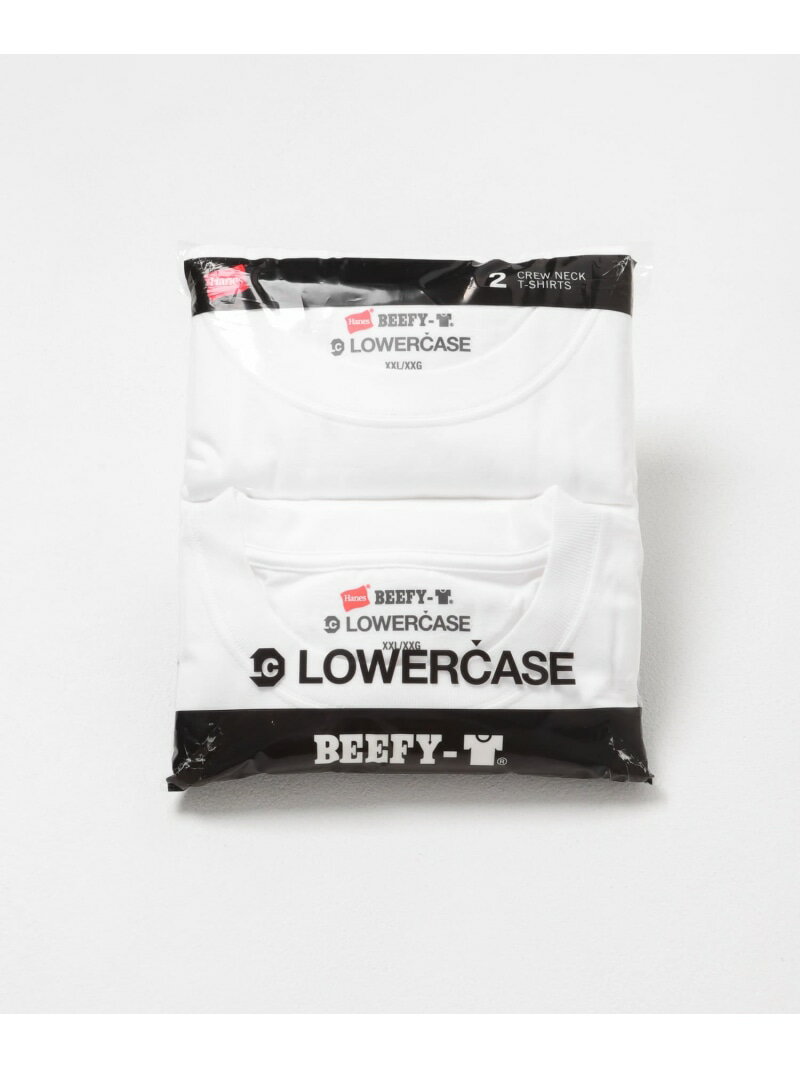 Rakuten - HANES×LOWERCASE LOWERCASE 2P BEEFY-T SS URBAN RESEARCH BUYERS SELECT ユーアールビーエス トップス カットソー・Tシャツ ホワイト グレー ネイビー ブラック【送料無料】[Rakuten Fashion]