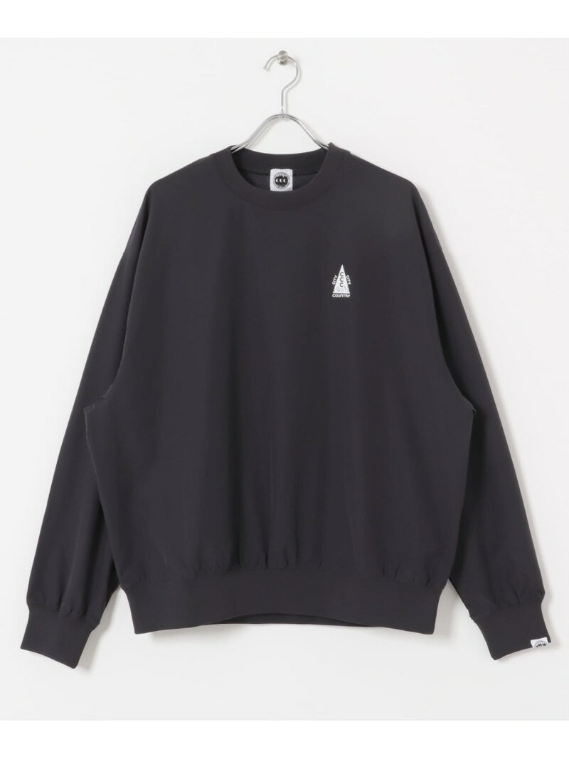 Rakuten - 【SALE／30%OFF】CITY COUNTRY CITY STRETCH CREWNECK URBAN RESEARCH BUYERS SELECT ユーアールビーエス トップス スウェット・トレーナー グレー ブラック【RBA_E】【送料無料】[Rakuten Fashion]