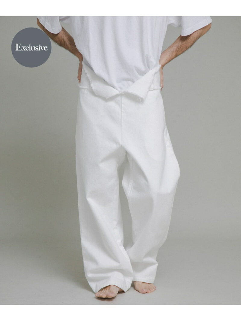 Rakuten - 【SALE／50%OFF】『別注』LOWERCASE×URBS FACEオーバーパンツ URBAN RESEARCH BUYERS SELECT ユーアールビーエス パンツ その他のパンツ ホワイト【RBA_E】【送料無料】[Rakuten Fashion]