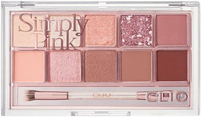 CLIO クリオ pro eye palette プロ アイ パレット#1 simply pink 日本限定デザイン SNS アイシャドウパレット トラベル コスメ インスタ映え さっしー 指原莉乃【正 規 品】