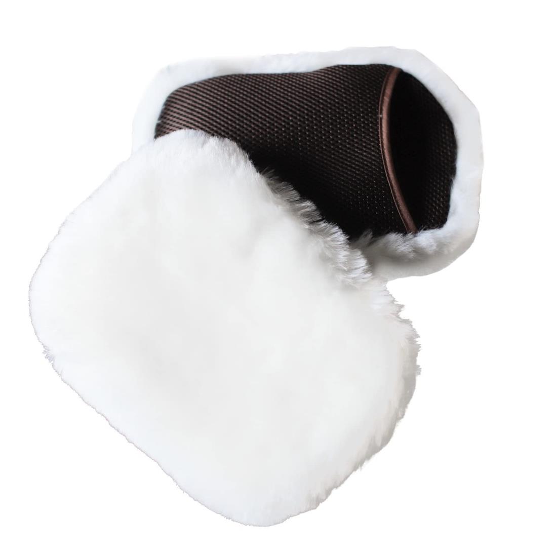 【マラソンエントリーでポイント10倍】ISHU メー カー共同開発 洗車用 ムートングローブ 高級本革【オーストラリア産天然羊毛100％】洗車 スポンジよりも傷がつきにくい 効率的に洗い上げる 洗車ブラシ ボディ用 (1個)