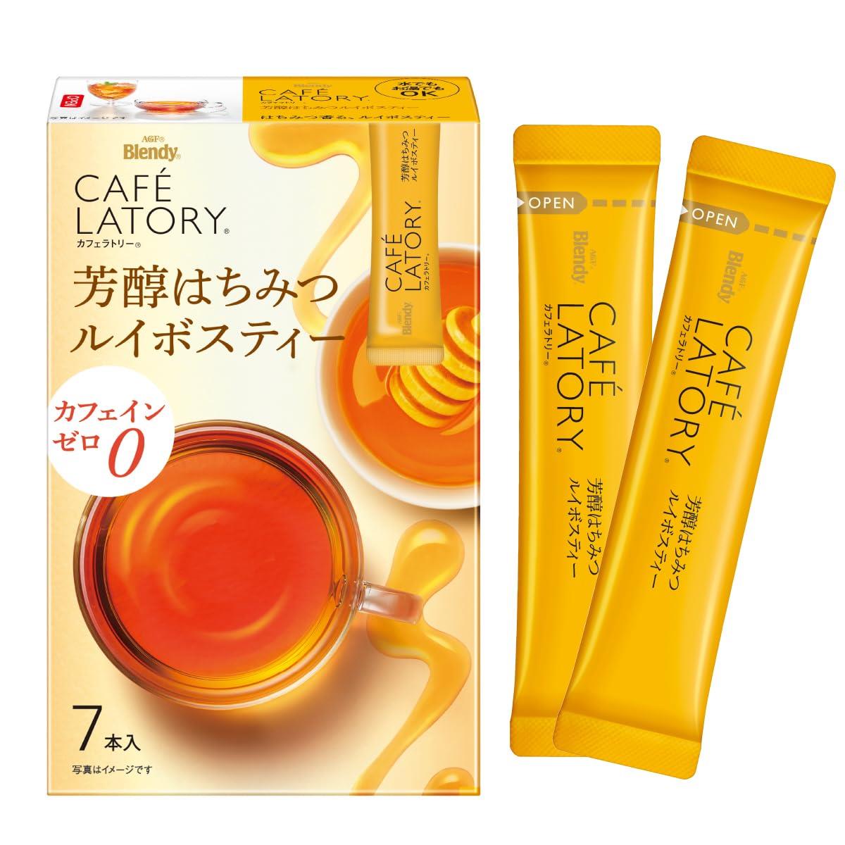 AGF ブレンディ カフェラトリー スティック 芳醇はちみつル イ ボ ス テ ィ ー 7本×6箱 【 はちみつ紅茶 】【 紅茶 スティック 】【 ノンカフェイン 】