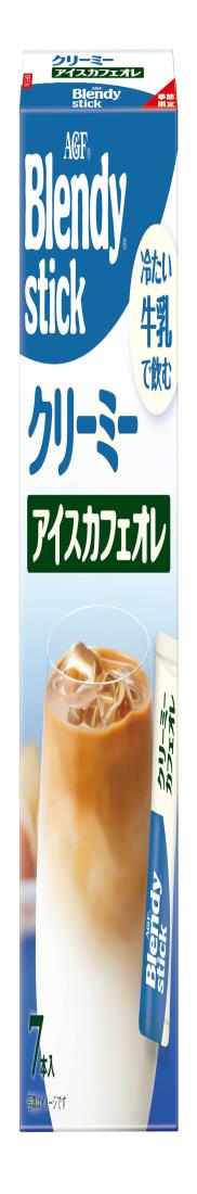 AGF ブレンディ スティック クリーミーアイスカフェオレ 【 牛乳で飲むシリーズ 】【 スティックコーヒー 】 7個 (x 6)