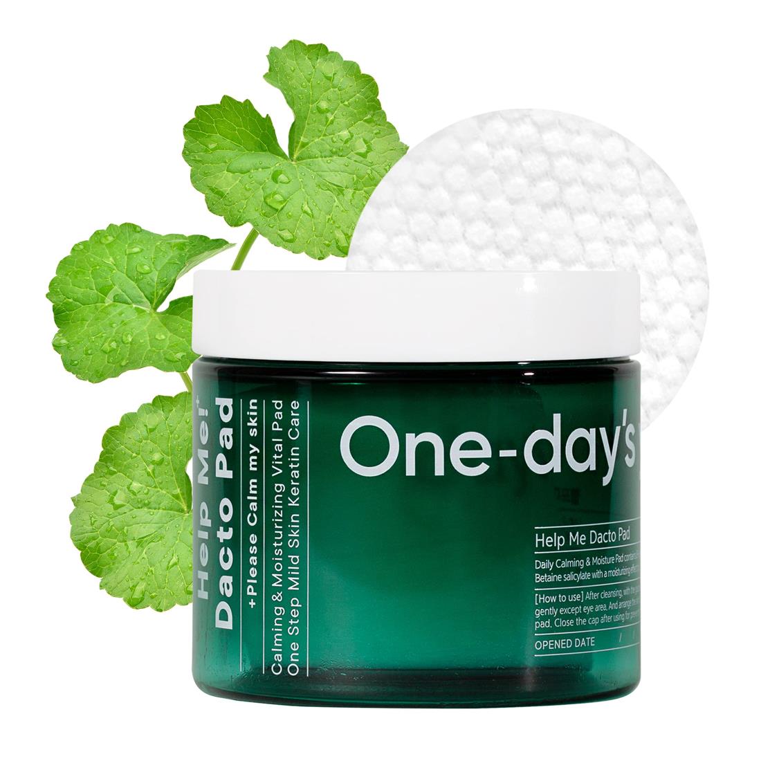 【One-day’s you】ワンデイズユー ヘルプミーダクトパッドプラス(60枚) 拭き取りパッド スキ ンケア 角質ケア トナーパッド 化粧水 トナー 韓 国 コ ス メ Help Me!+ Dacto Pad 日本公 式正 規品 (DACTO PAD)のサムネイル