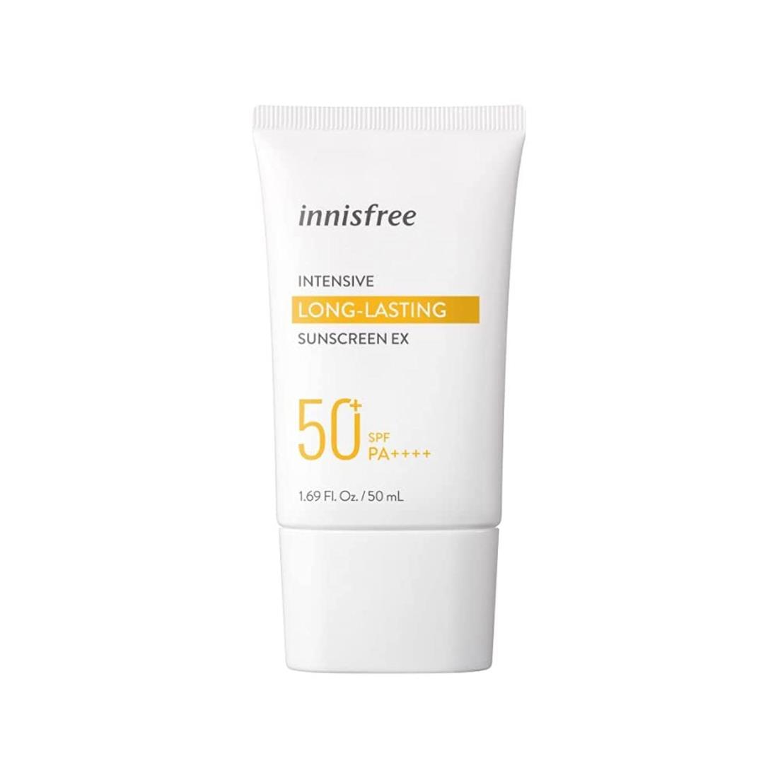 イニスフリー(innisfree) インテンシブ ロングラスティング サンス クリ ーン EX SPF50+ / PA++++ （60mL）【化粧下地/日焼け止め】血色感 透明感 潤い 毛穴カバー トーンアップ プライマー ウォータープルーフ