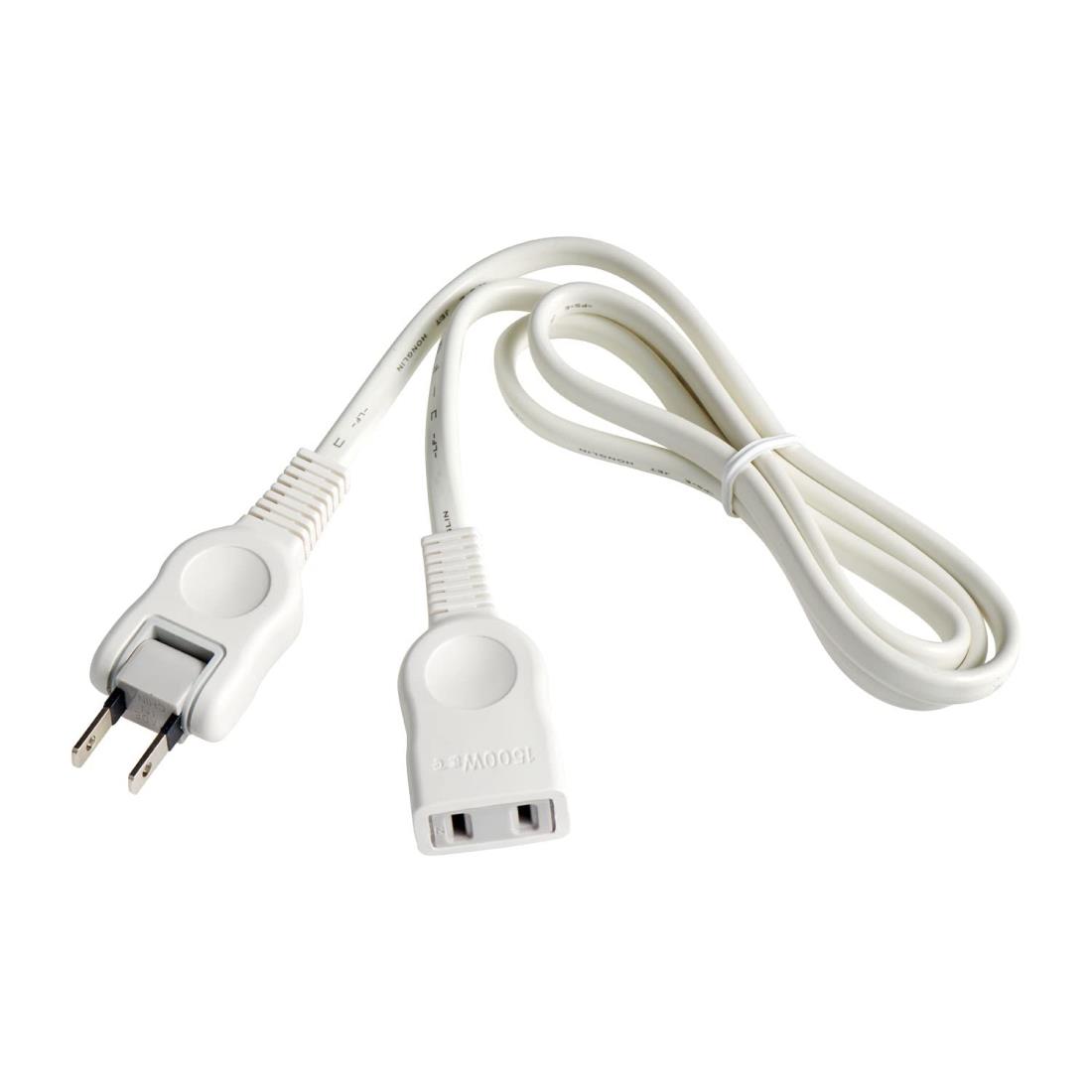 エルパ(ELPA) 延長コード コンセント 1m 1個口 125V 15A 耐トラッキングカ バ ー メス-オス W-1511NB(W..