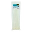 【マラソンエントリーでポイント10倍】エルパ(ELPA) 結束バンド 370mm 引張強度/54.4kg 50本入 ホワイト KBF-N370050(WH)