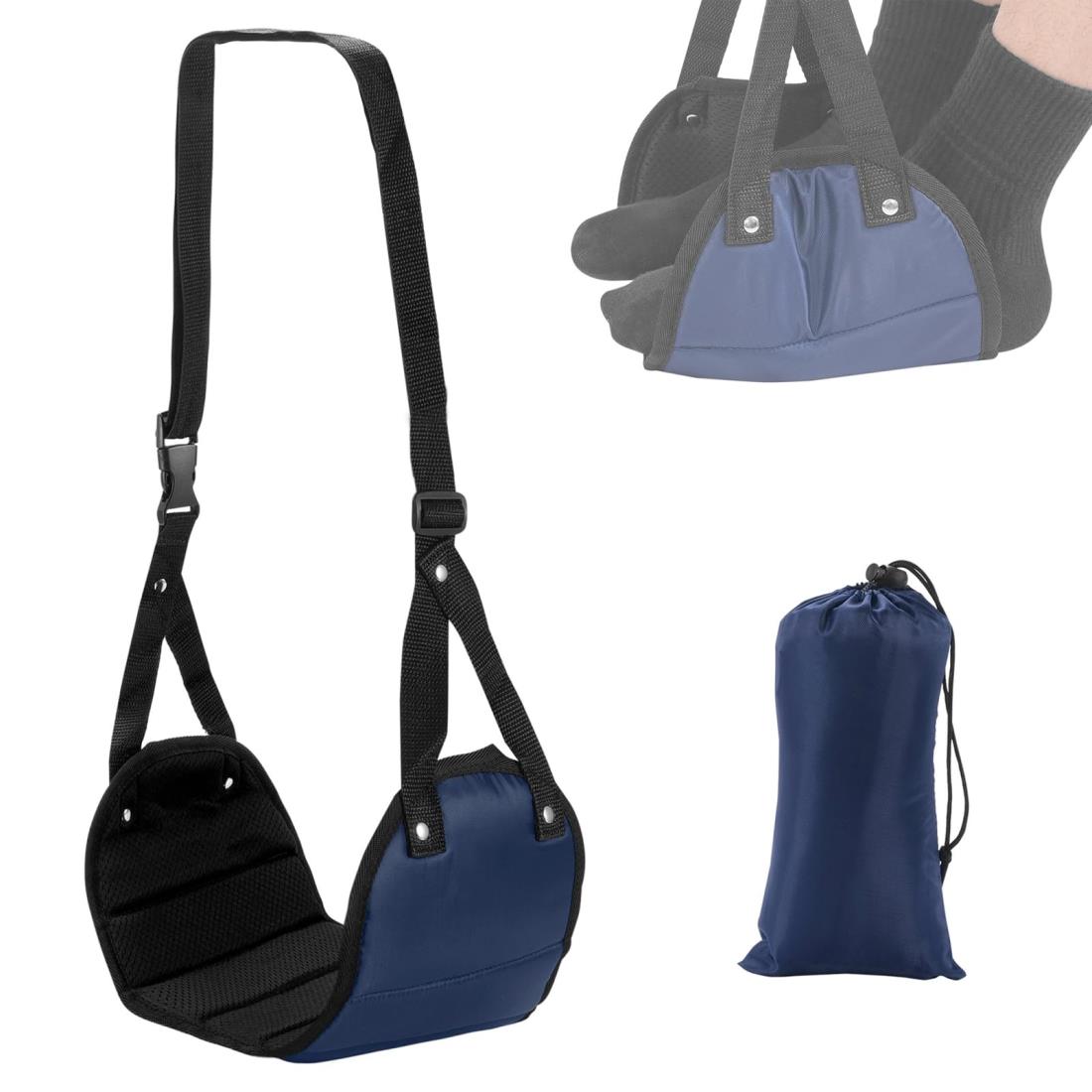 BTtime フットレスト 足置き ハンモック 折りたたみ式 フットサポート トラベルフットレスト  ...