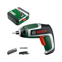 【マラソンエントリーでポイント10倍】BOSCH() コードレスドライバー (本体のみ、ビットセット(10本)、マグネットビットホルダー、マイクロUSBケーブル(Type-B)、キャリングケース) IXO7